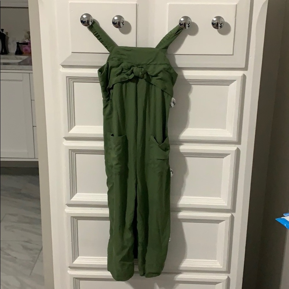 Genuine kids green pant romper